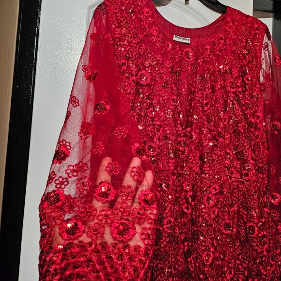 Women's South Asian Traditional Fancy 3 piece set - Picture 8 of 9